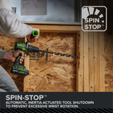 24V PowerAll Pro 1,350 in-lb 1/2" Hammer Drill, with 2.0 Ah Battery, 65W Charger, Belt Clip, and Auxiliary Handle
