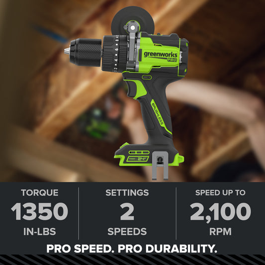24V PowerAll Pro 1,350 in-lb 1/2