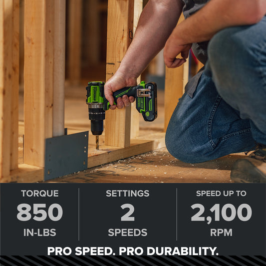 24V PowerAll Pro 850 in-lb 1/2