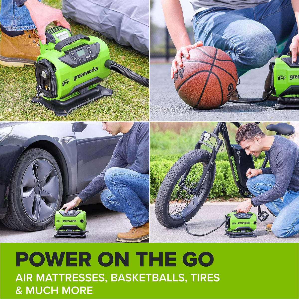 24V Cordless Battery Inflator (Tool Only)