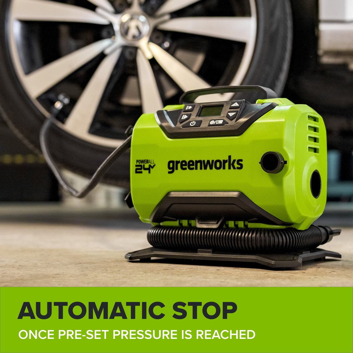 24V Cordless Battery Inflator (Tool Only)