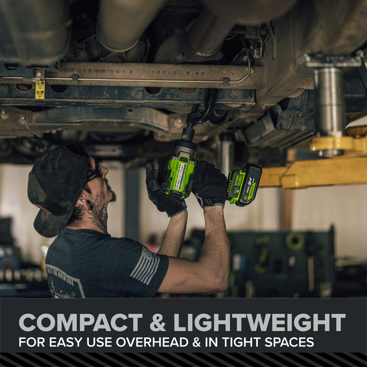 24V  5 Series 1/2"  1430 ft-lbs Cordless Battery Impact Wrench (Tool Only)