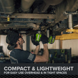 24V  5 Series 1/2"  1430 ft-lbs Cordless Battery Impact Wrench (Tool Only)