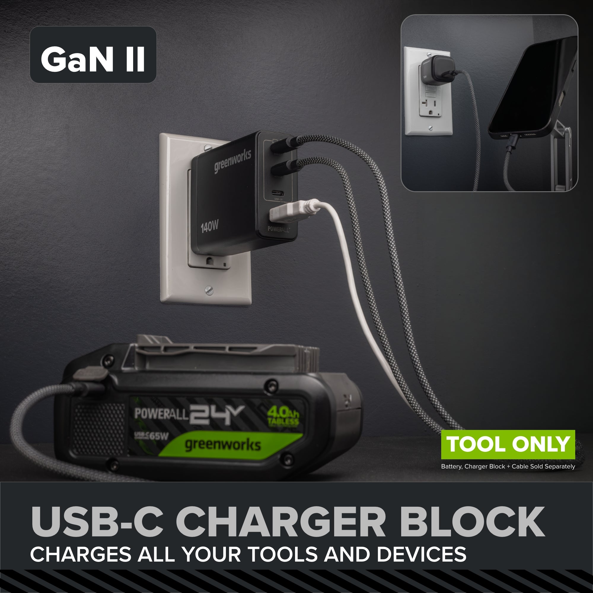 24V  5 Series 1/2"  1430 ft-lbs Cordless Battery Impact Wrench (Tool Only)