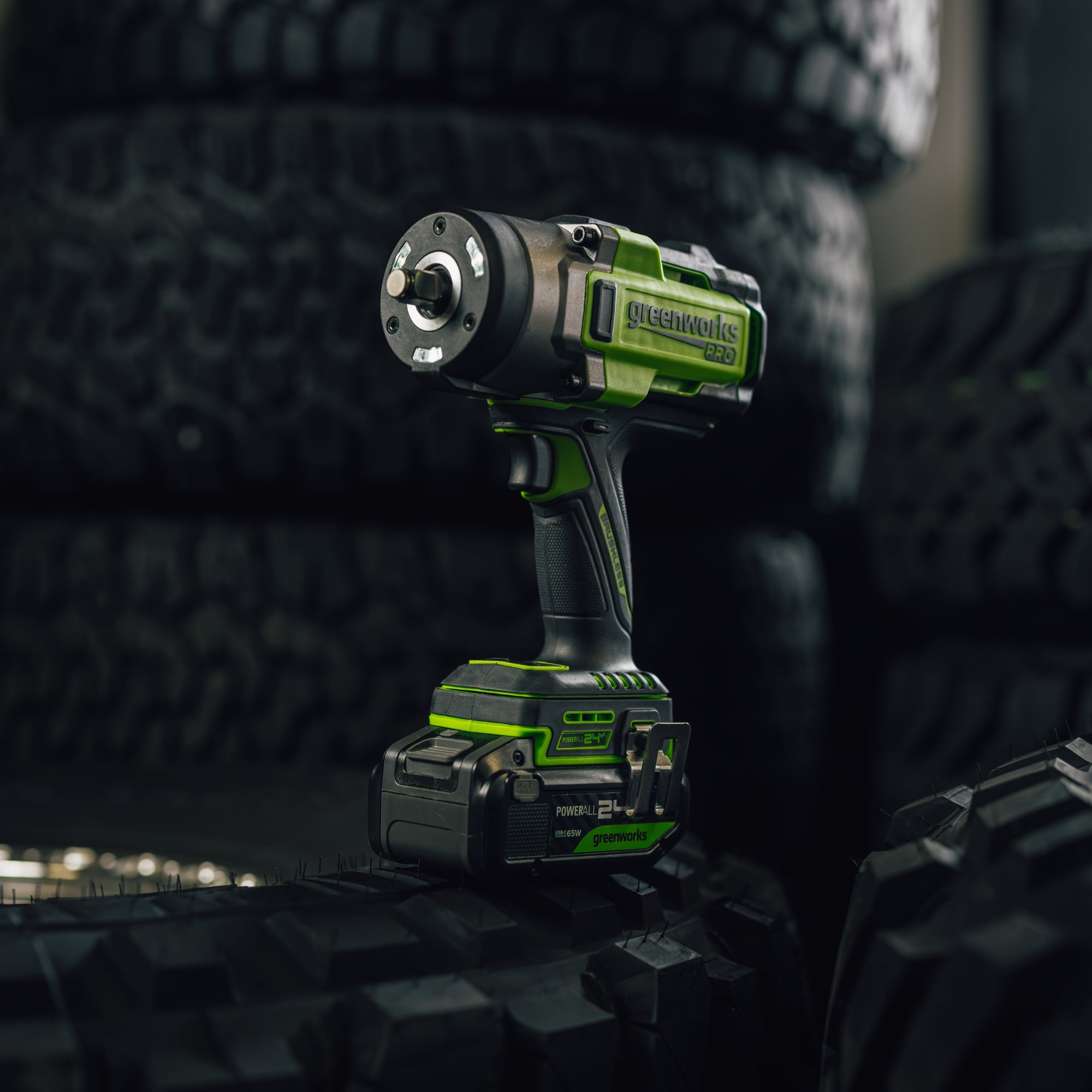 24V  5 Series 1/2"  1430 ft-lbs Cordless Battery Impact Wrench (Tool Only)