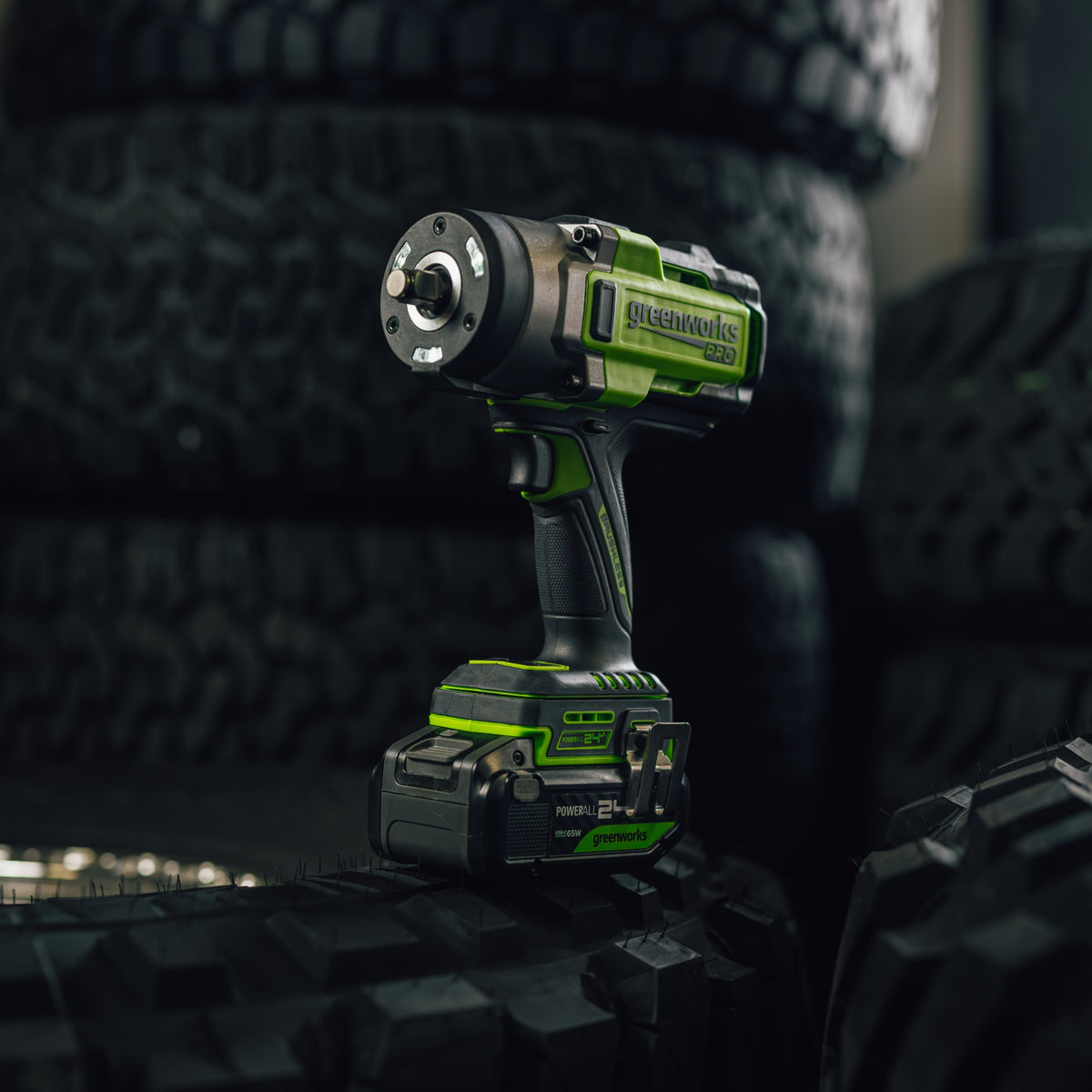 24V  5 Series 1/2"  1430 ft-lbs Cordless Battery Impact Wrench (Tool Only)