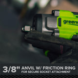 24V  5 Series 3/8"  400 ft-lbs Cordless Battery Impact Wrench (Tool Only)