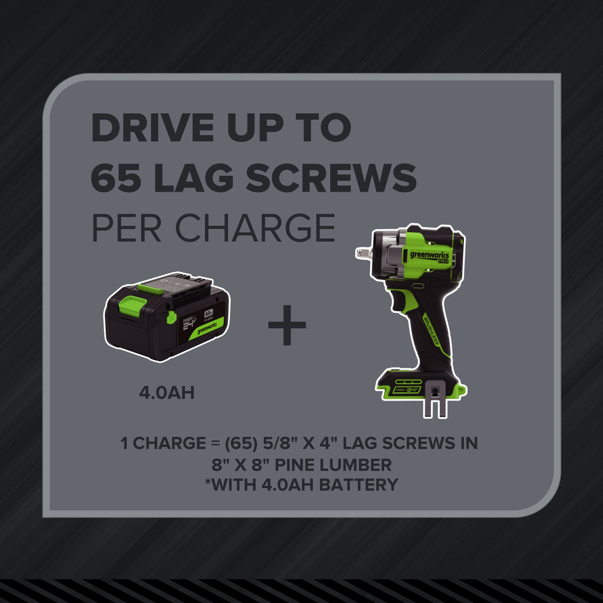 24V  5 Series 3/8"  400 ft-lbs Cordless Battery Impact Wrench (Tool Only)