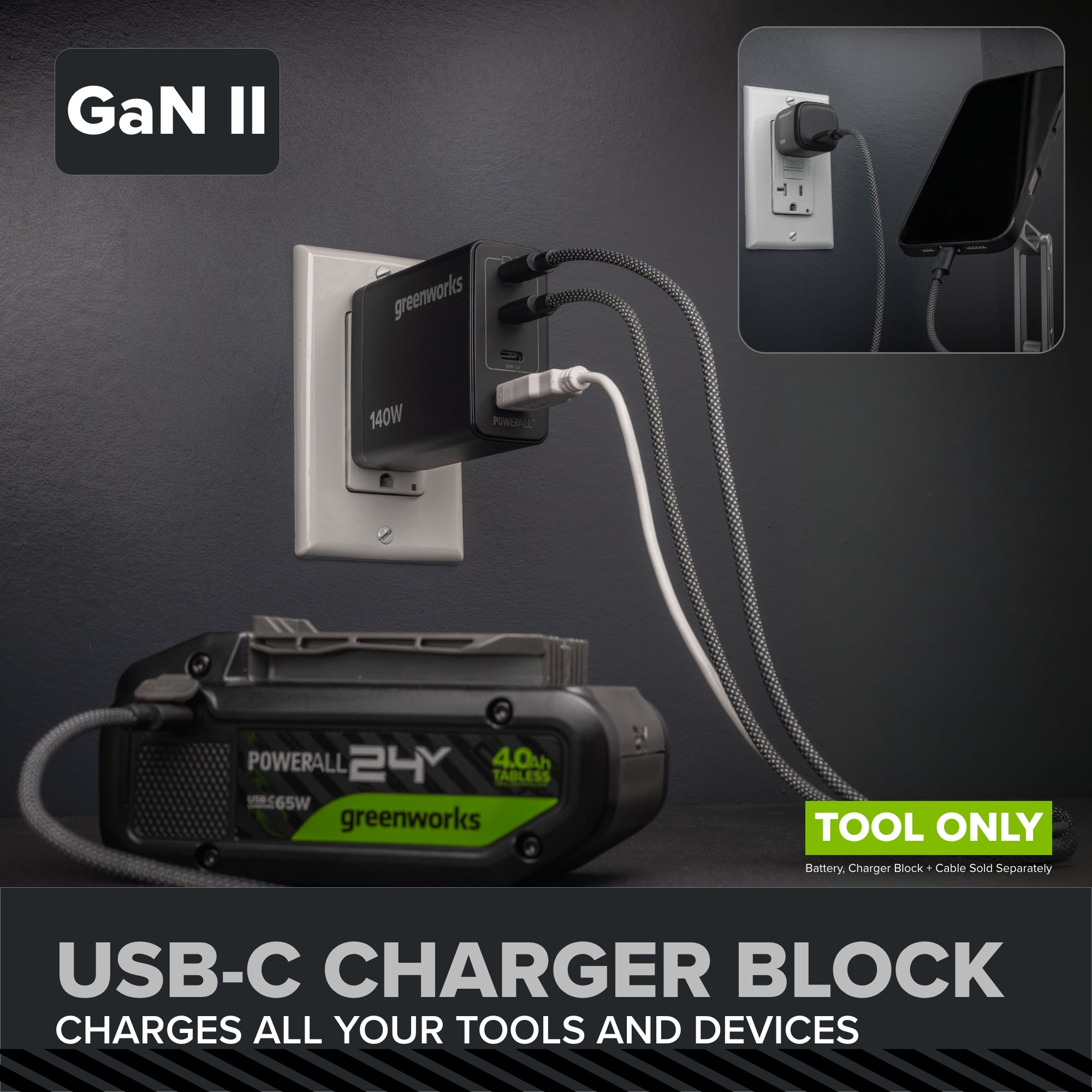 24V  5 Series 1/2"  750 ft-lbs Cordless Battery Impact Wrench (Tool Only)