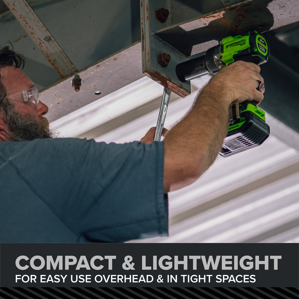 24V  5 Series 1/2"  750 ft-lbs Cordless Battery Impact Wrench (Tool Only)