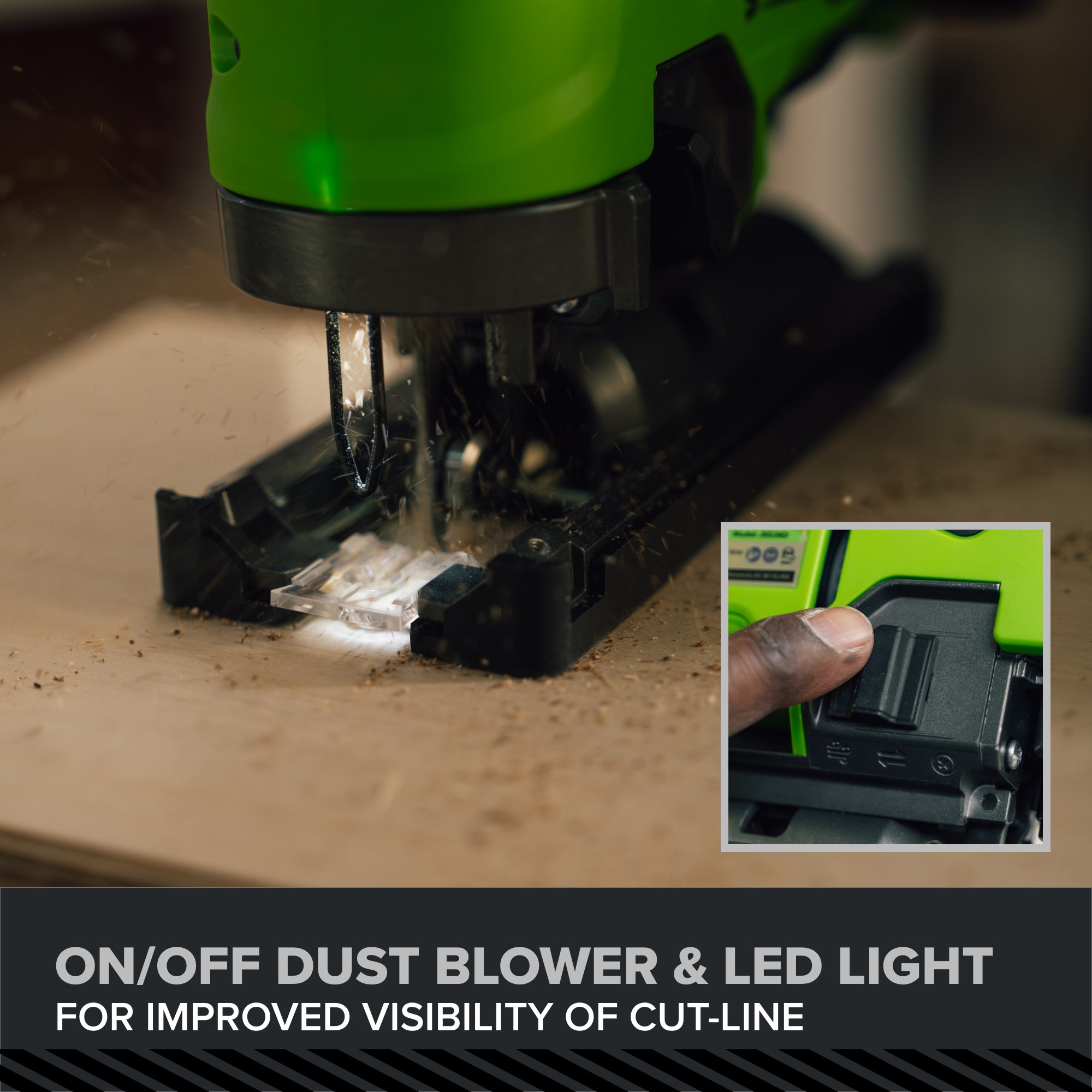 24V  5 Series Cordless Battery 3800SPM Jig Saw (Tool Only)
