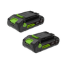 24V PowerAll Battery 2-Pack, with (2) 2.0 Ah Batteries