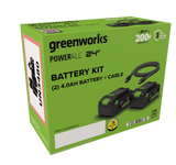 24V 2*2.0Ah USB-C Battery & Cable Kit