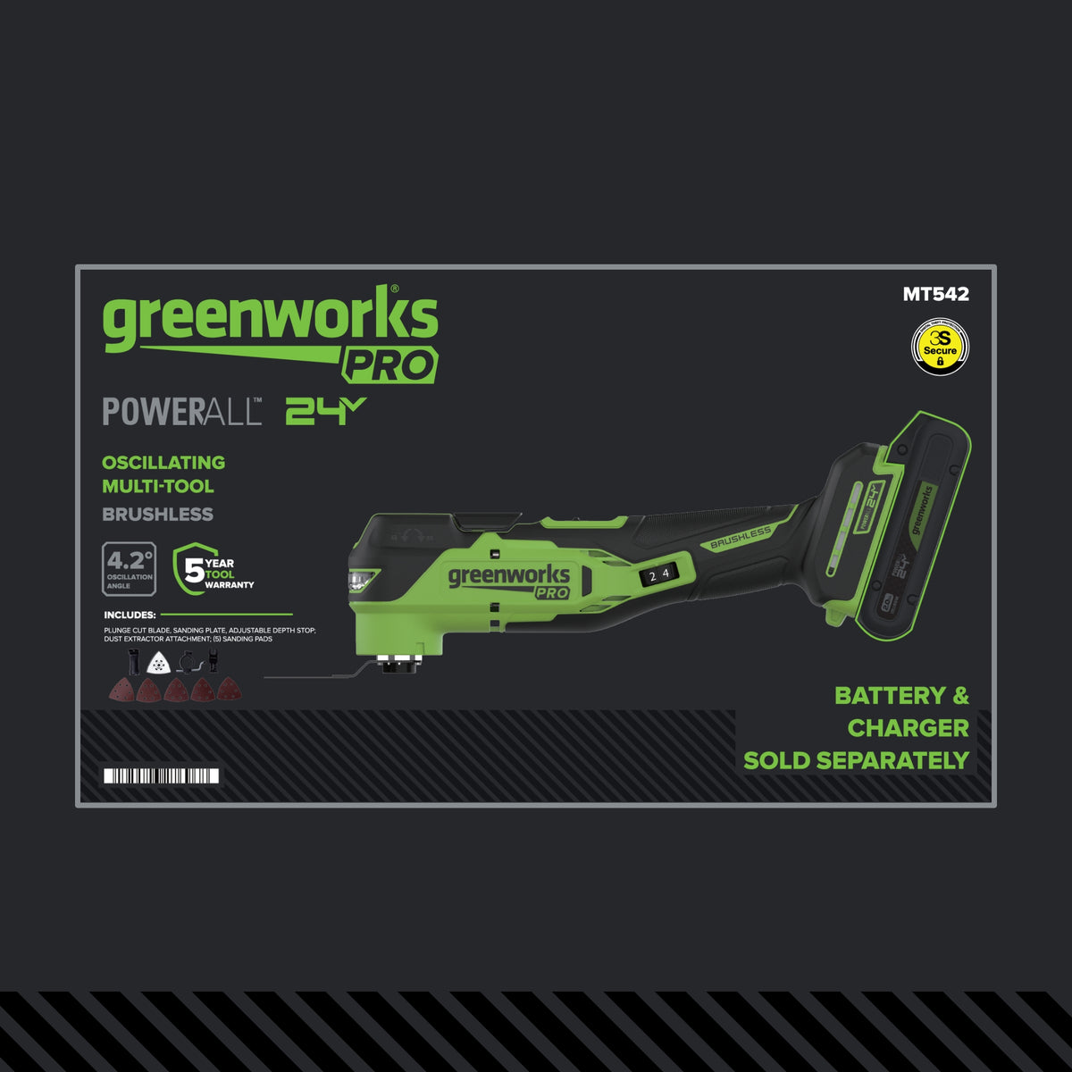 24V 5 Series Cordless Battery Multi-Tool (Tool Only)