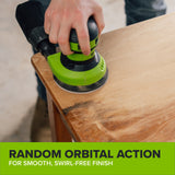 24V 3 Series Cordless Battery Random Orbit Sander (Tool Only)