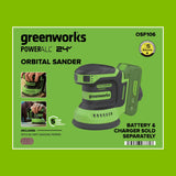 24V 3 Series Cordless Battery Random Orbit Sander (Tool Only)