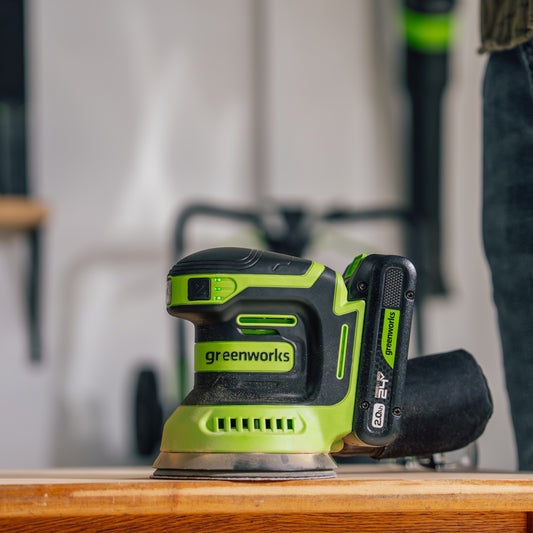 24V 3 Series Cordless Battery Random Orbit Sander (Tool Only)