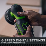 24V 5 Series Cordless Battery Random Orbit Sander (Tool Only)