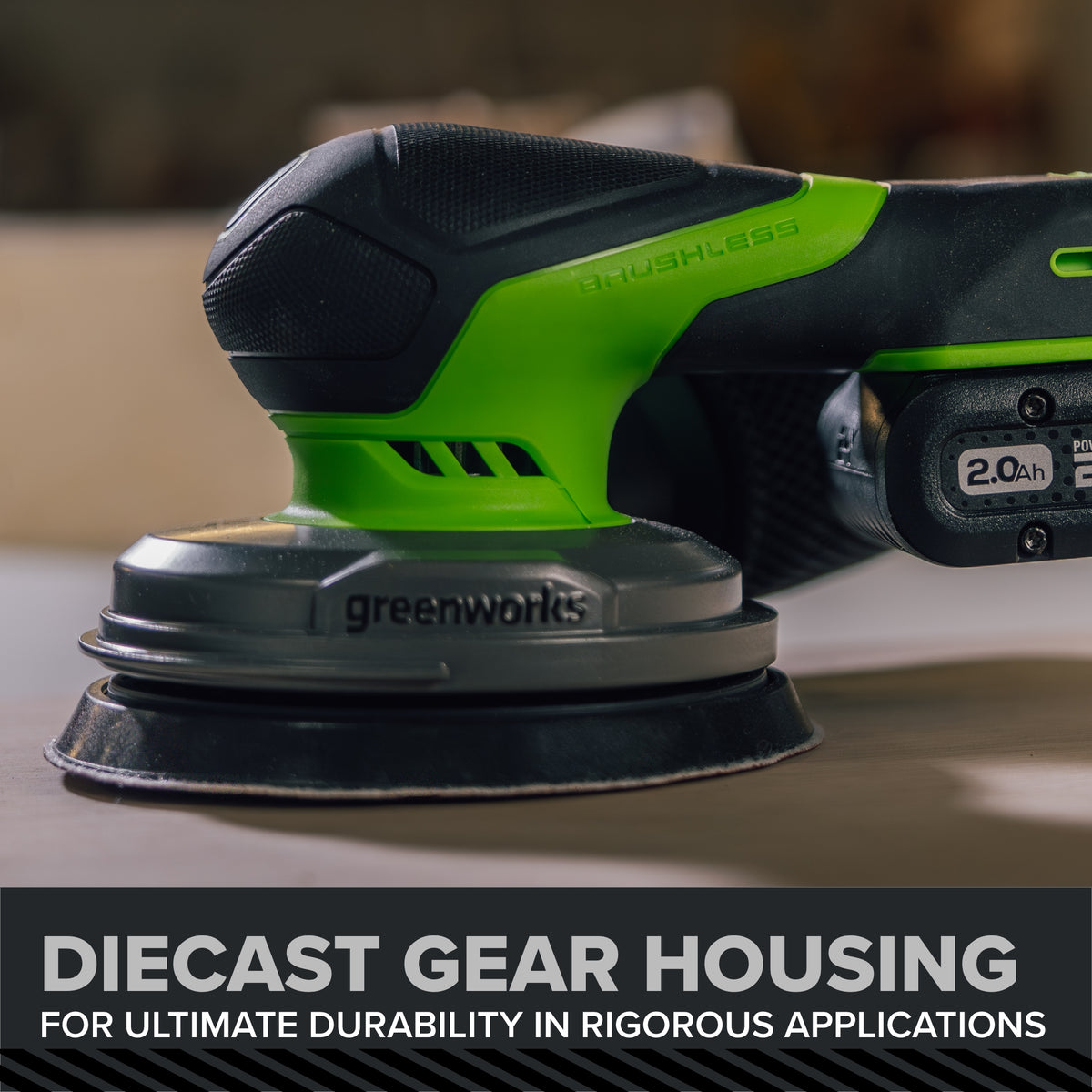 24V 5 Series Cordless Battery Random Orbit Sander (Tool Only)