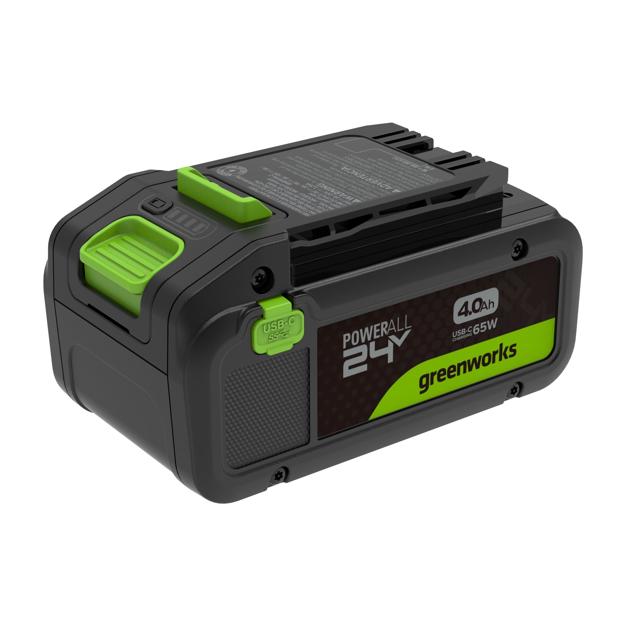 24V 4.0 Ah Battery with Bi-Directional USB-C Port