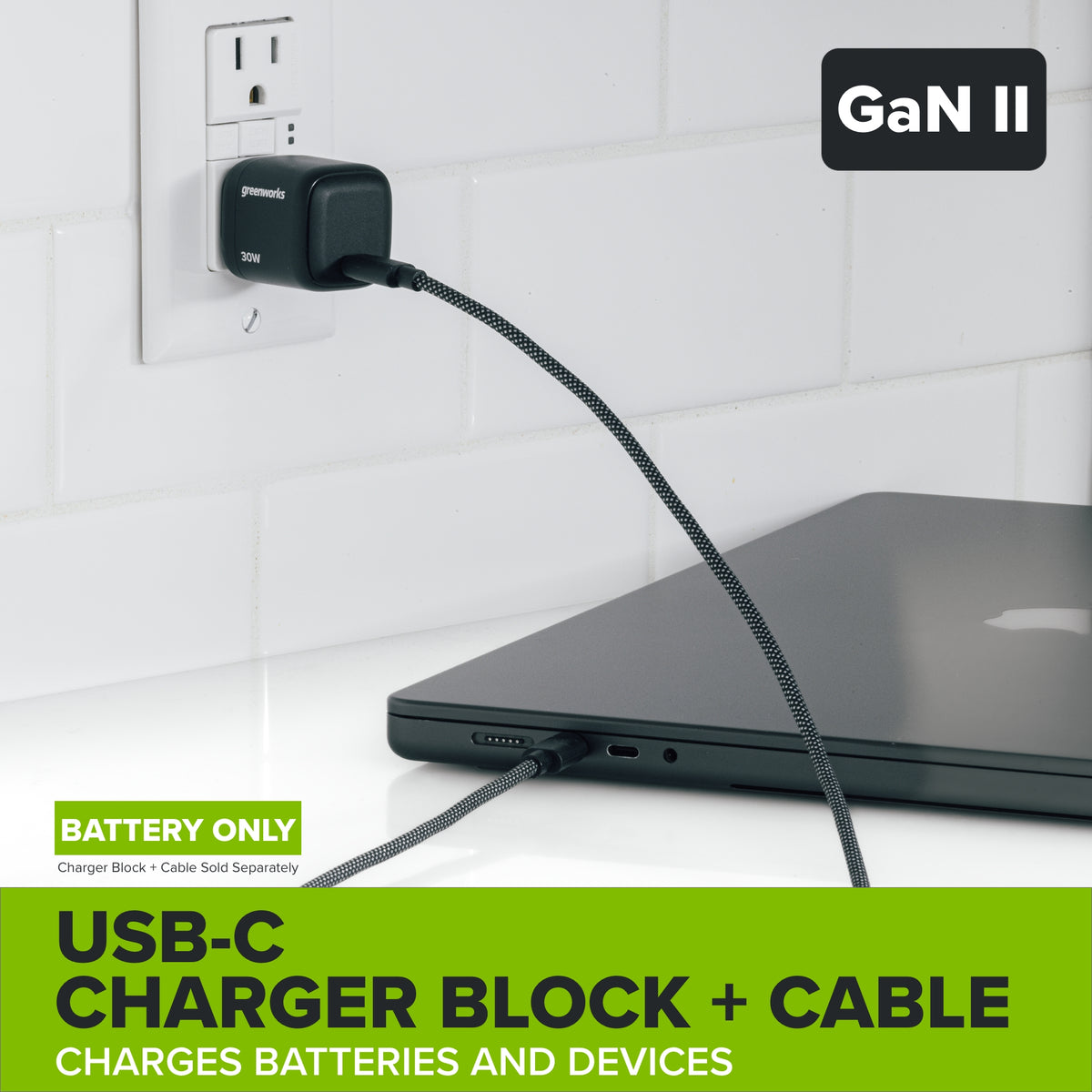 24V 4.0 Ah Battery with Bi-Directional USB-C Port