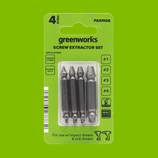 3 Series Impact Rated Screw Extractor Set(4PC)