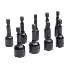 9-PC 1-3/4 in. Impact-Rated Magnetic SAE Nut Setters