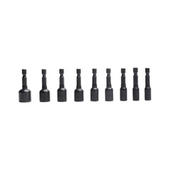 9-PC 1-3/4 in. Impact-Rated Magnetic SAE Nut Setters