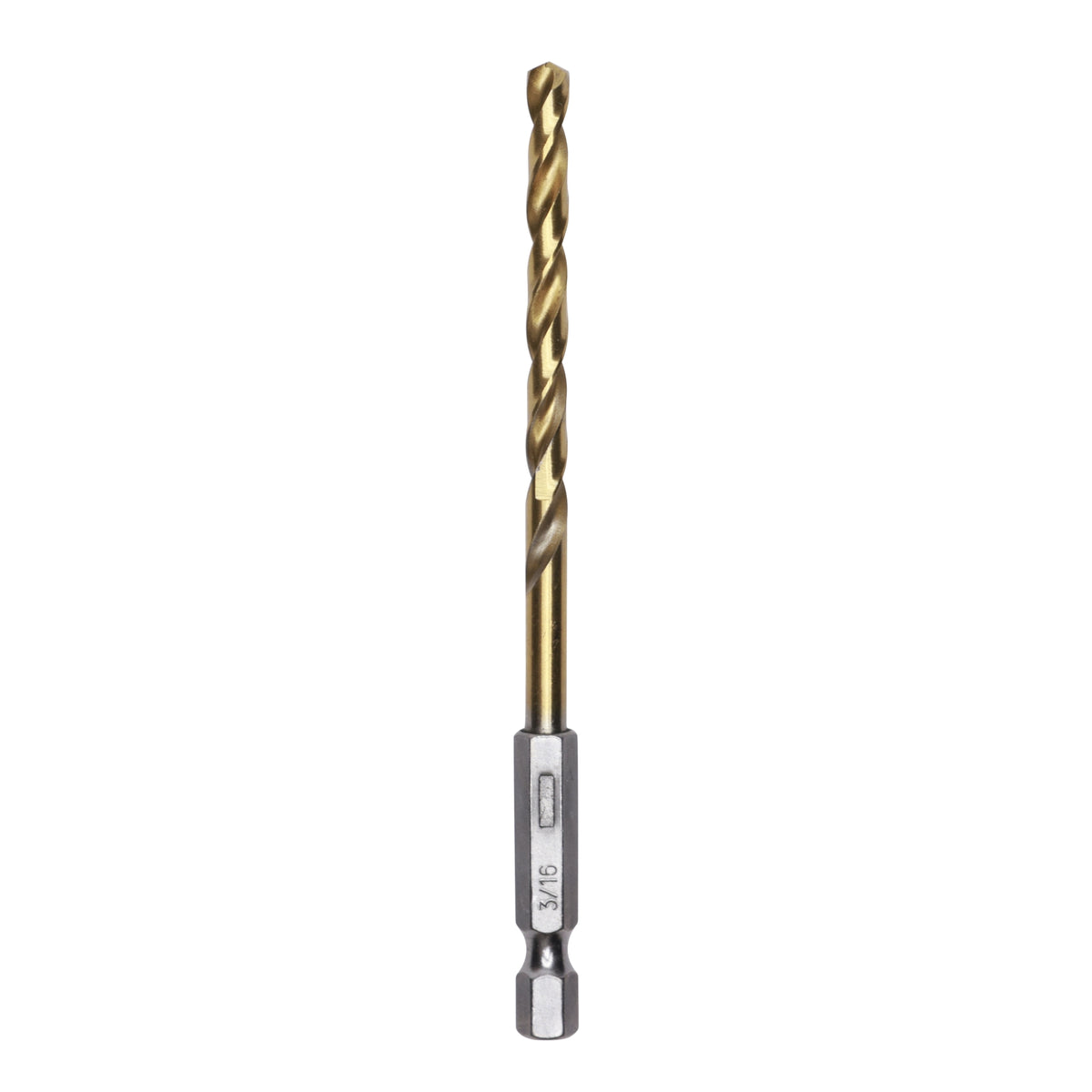 Half Inch Bit Half Ground 3/16-inch Hex Shank Titanium Drill Bit Set | Greenworks Tools