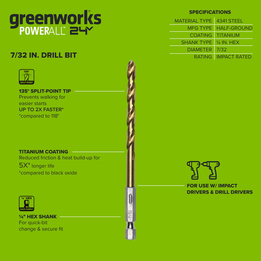 Half Ground 7/32