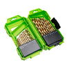 Half Ground  29-PC Titanium High-Speed Steel Index Drill Bit Set