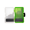 14-Piece Masonry Drill Bit Set, Sizes 1/8" to 1/2", Round Shank Insert