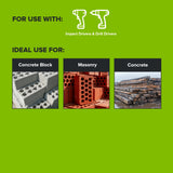 3 Series 14 Piece Masonry Bit Set