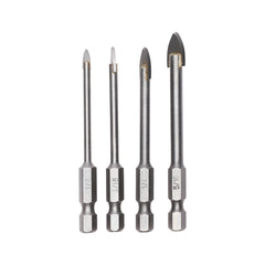 4-PC Glass and Ceramic Bit Set