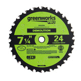 5 Series 17.25" blades – 24T Demolition, YG6, Laser Cut + Teflon Coating