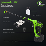 24V 700 PSI 0.8 GPM Cold Water Cordless Power Cleaner (Tool Only)