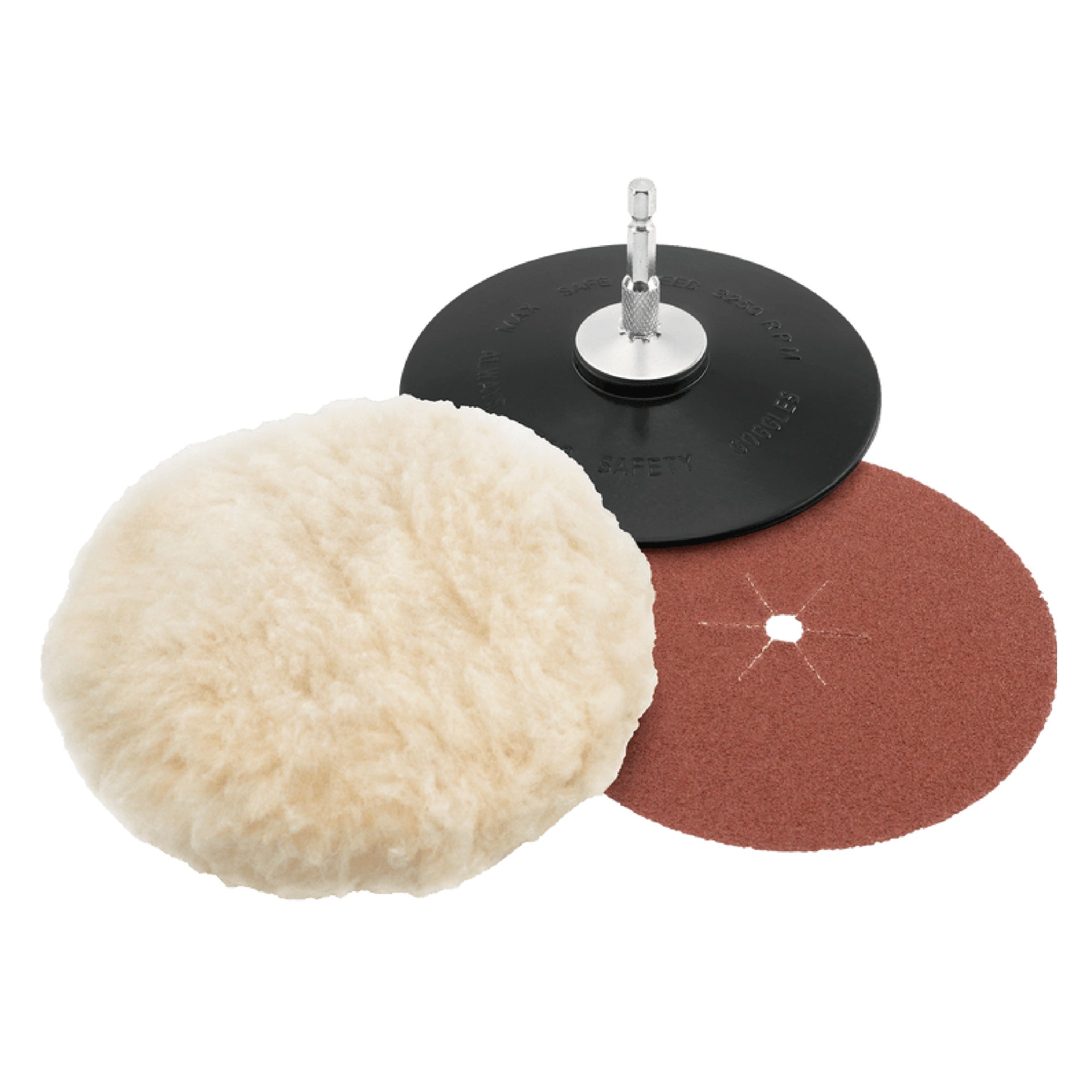 3 Series 5" Polishing and Sanding Wheel Set