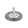 3" Coarse Wire Wheel Brush for Weld Scale, Paint, or Rust Removal and Surface Prep, for Use with Impact and Drill Drivers