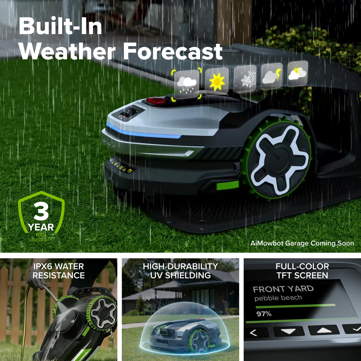 AiMowbot Wire-Free RTKVision Robotic Mower C20 | 1/2Acre