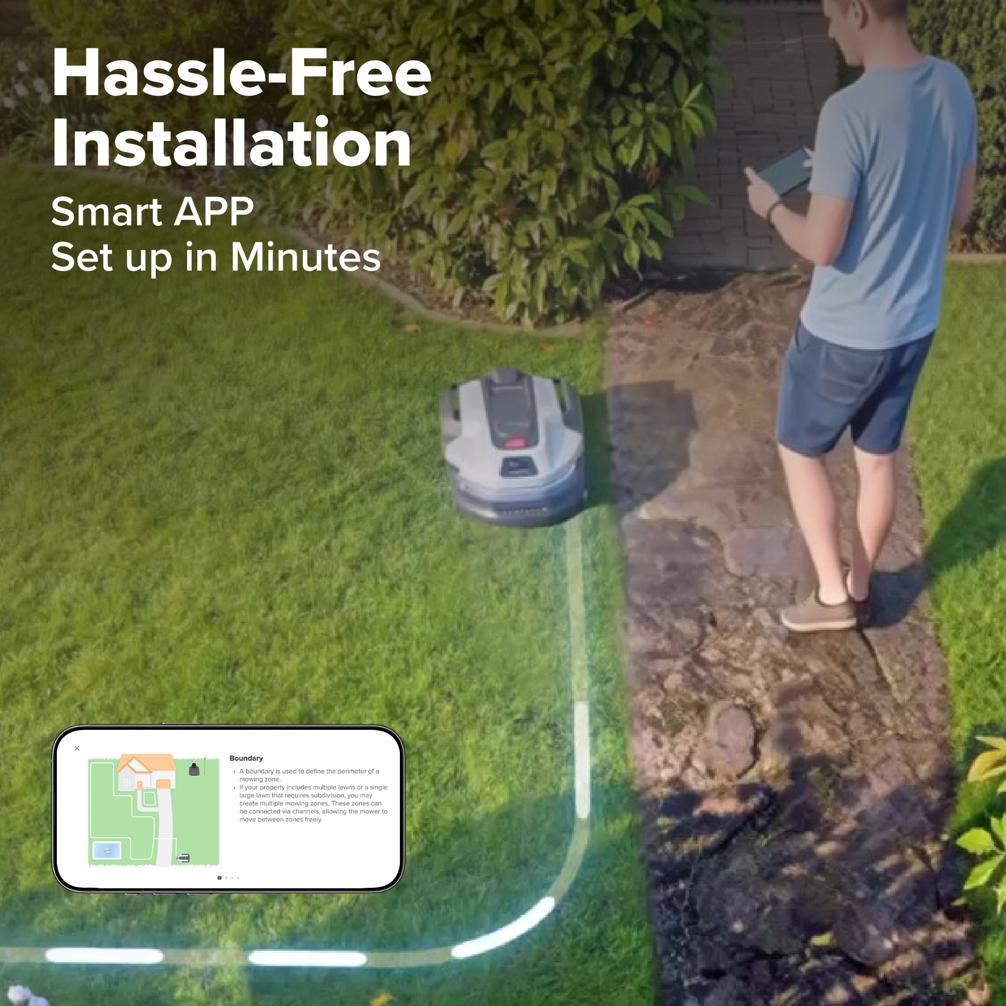 AiMowbot Wire-Free RTKVision Robotic Mower C20 | 1/2Acre