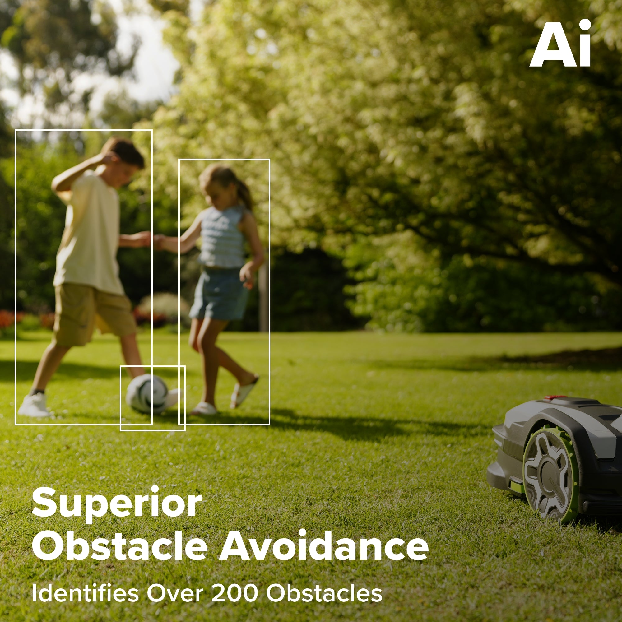 AiMowbot Wire-Free RTKVision Robotic Mower C20