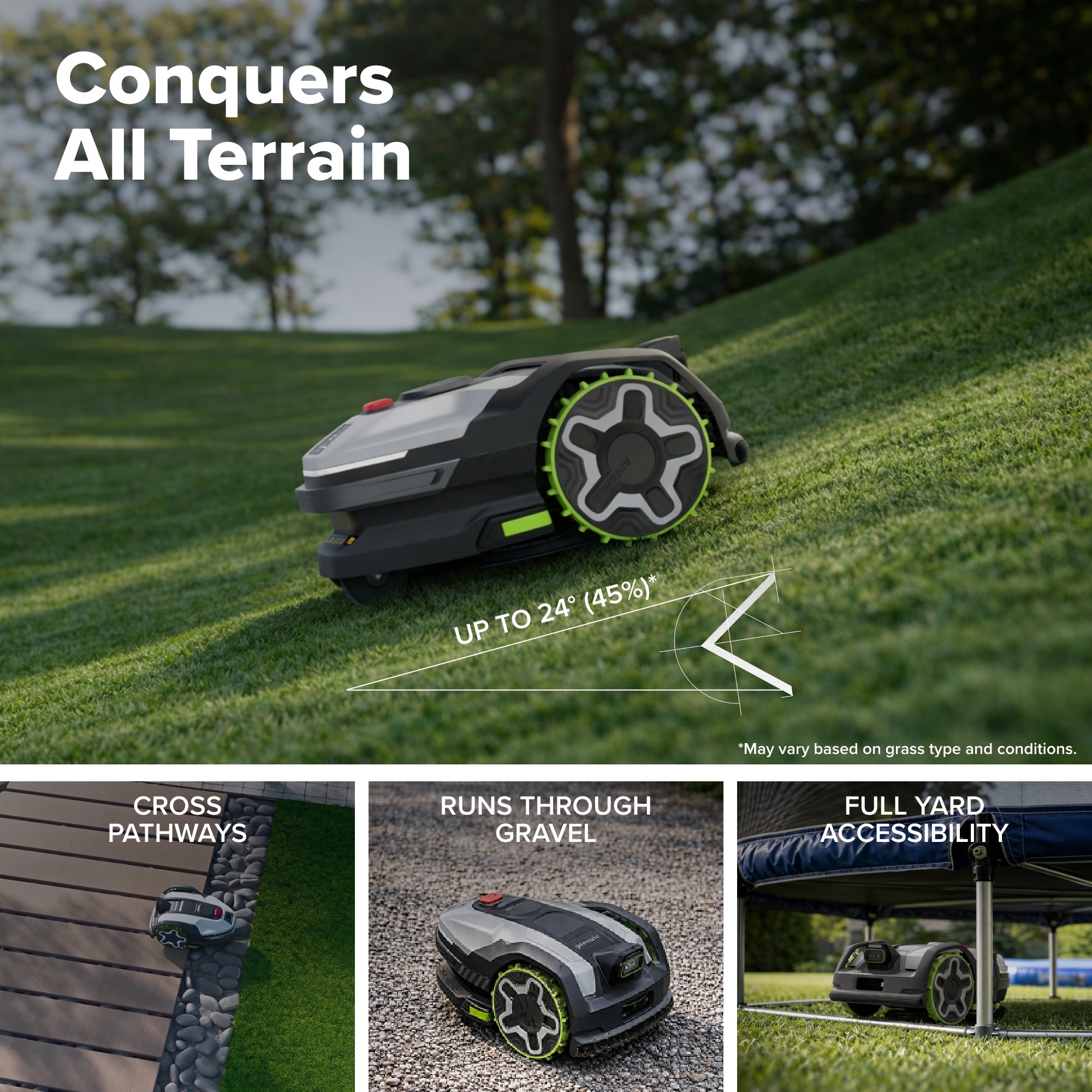 AiMowbot Wire-Free RTKVision Robotic Mower C20 | 1/2Acre