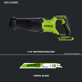 24V 5 Series  1-1/4" Reciprocating Saw (Tool Only)