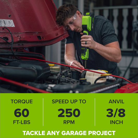 24V PowerAll 60 ft-lb 3/8