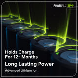 24V 12" Cordless Battery Brushless String Trimmer/Edger w/ 3.0Ah Battery & 65W Type-C Charger (3-FT Cable)