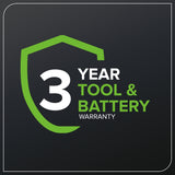 48V (24V x 2) 730 CFM Cordless Battery Dual-Port Backpack Blower: (2) 8.0 Ah Battery, 100W Charger and (2) 3-Ft Cables