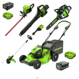 80V 21" Self-Propelled Mower 5-pc Combo Kit, (1) 4Ah Battery, (1) 2Ah Battery and (2) Chargers