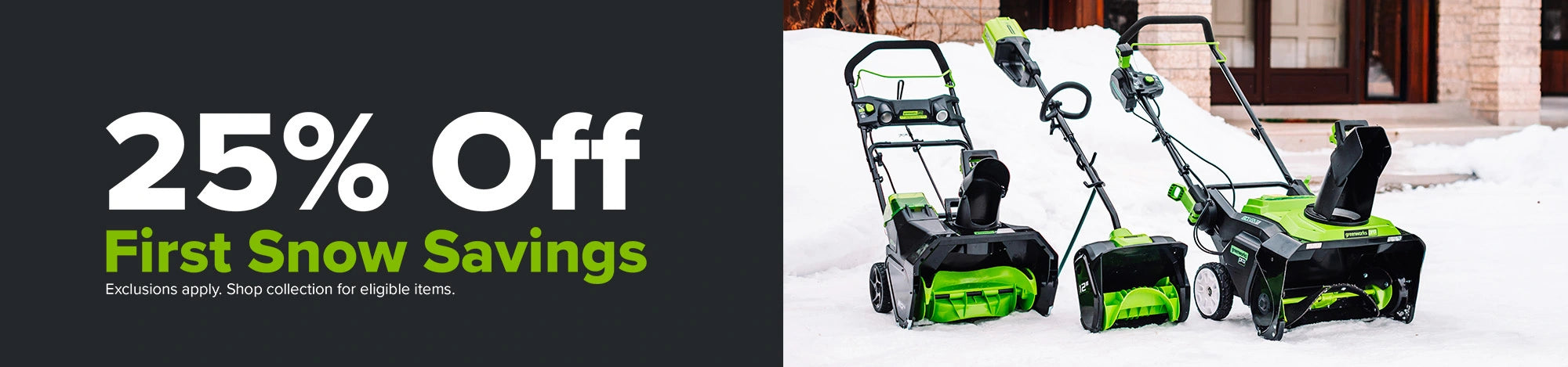 First Snow Savings banner