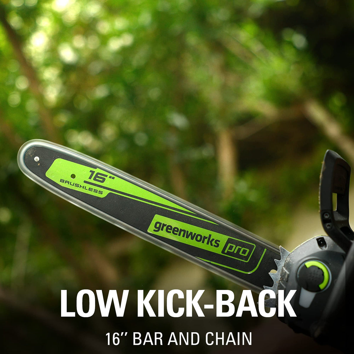 80V 16" 2.0 kW Cordless Battery Chainsaw (Tool Only)