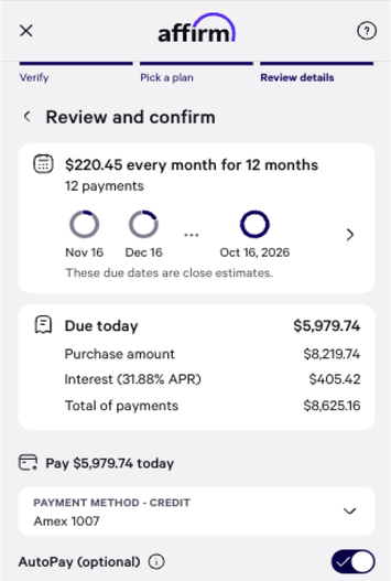 Affirm Verification Code Affirm Landing Page